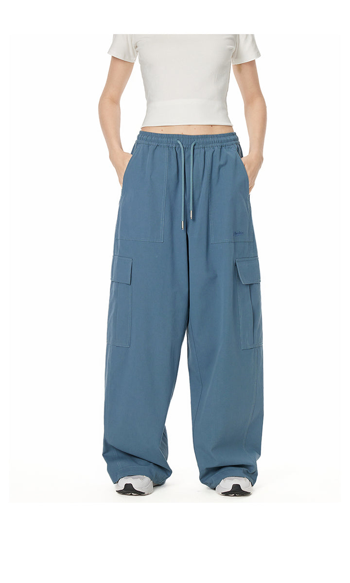 Urban Street Cotton Cargo Wide-Leg Pants TSCP0277