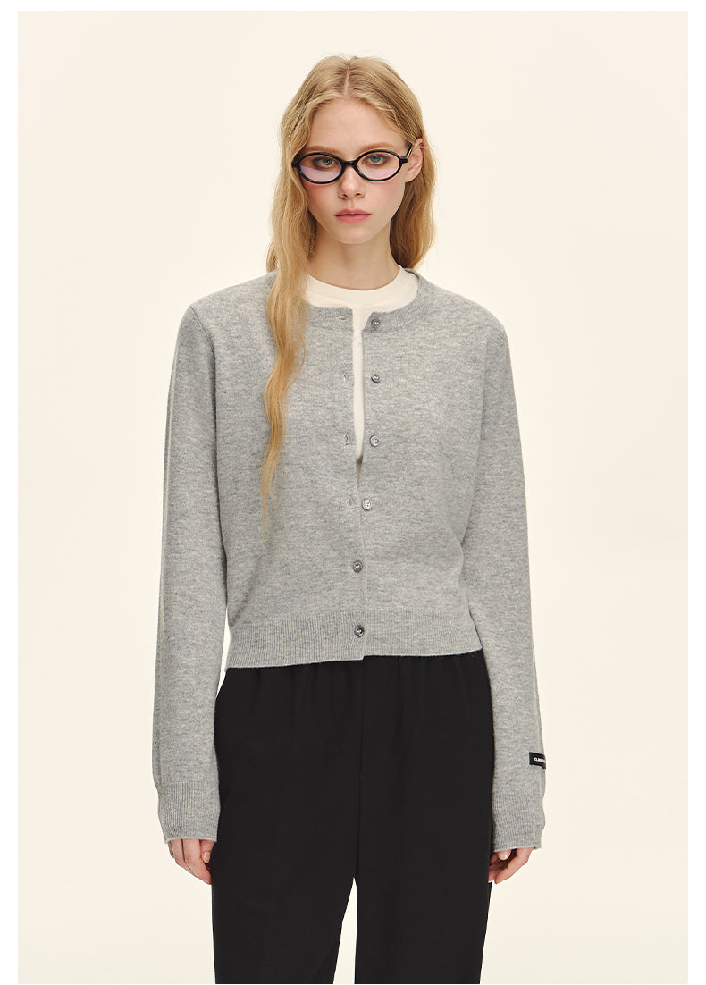 Luxe Wool Button-Up Cardigan CVWC0152