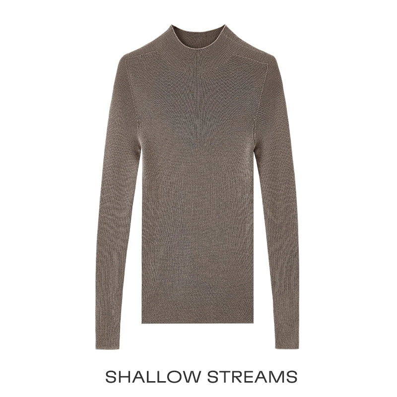 Elegant Wool Turtleneck Sweater SSTS0061