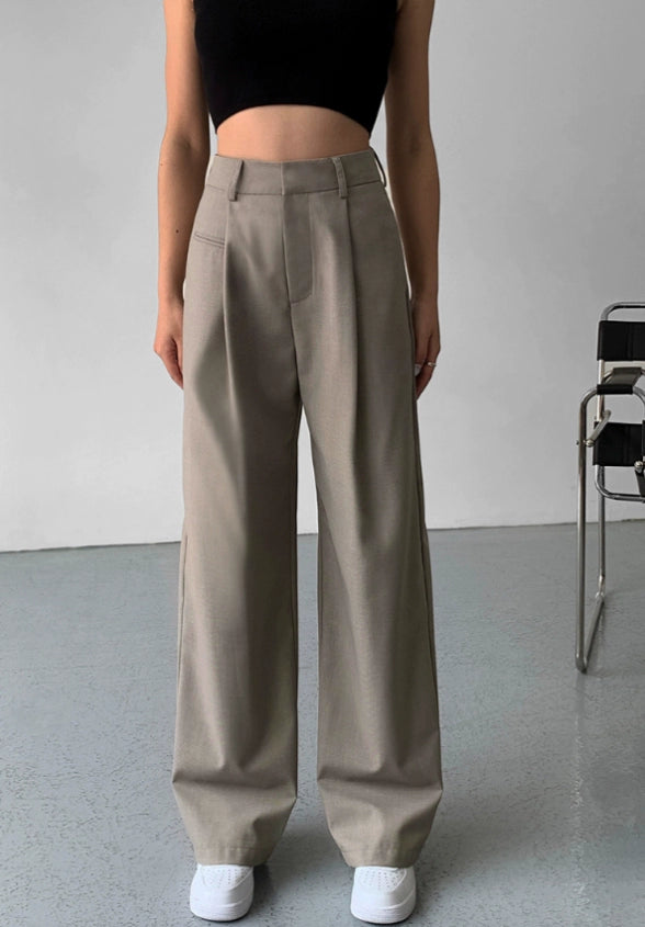 SoftLine Tailored Wide-Leg Trousers NHWT0206