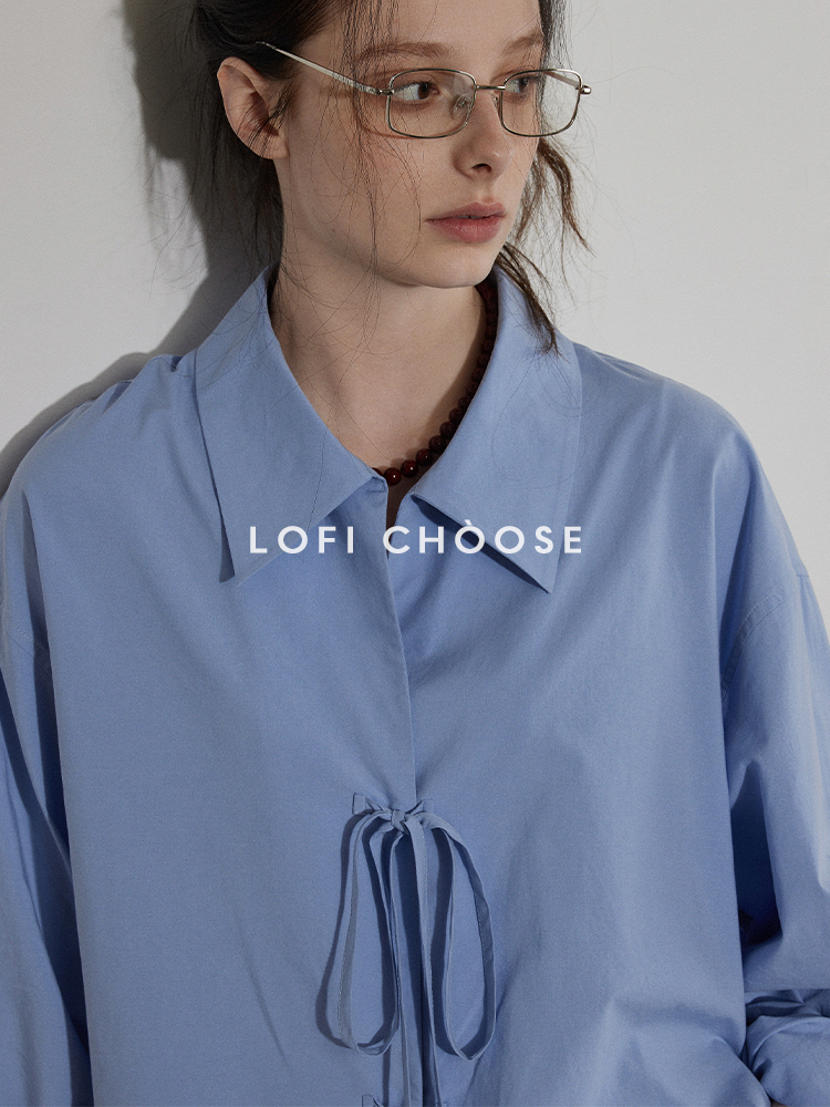 Soft Tie Blouson Shirt LCBS0164