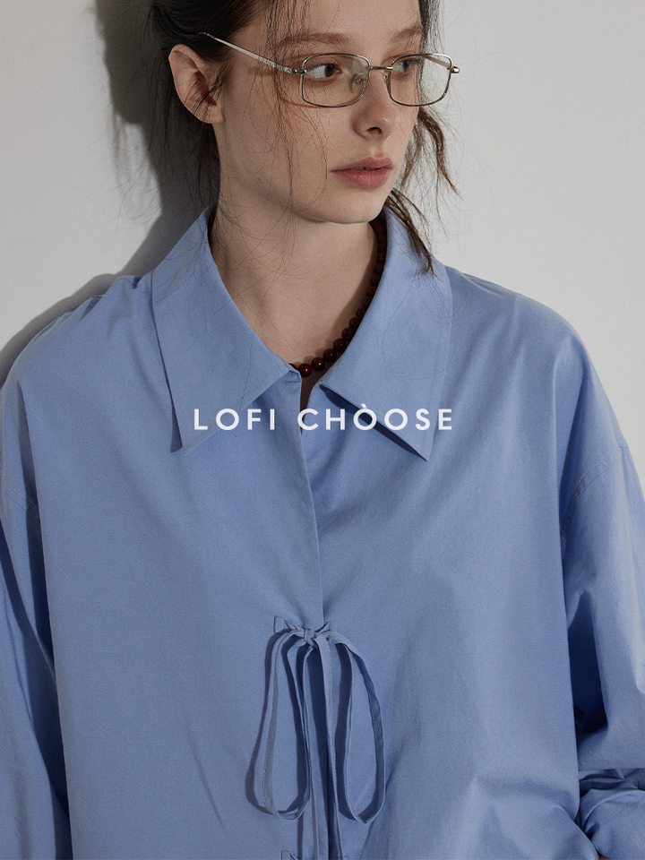 Soft Tie Blouson Shirt LCBS0164