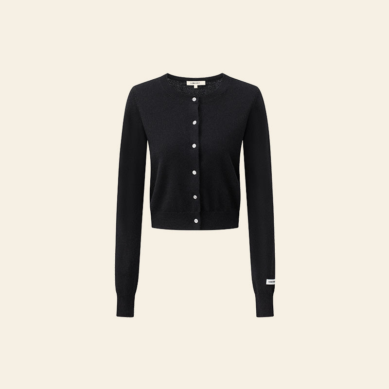Luxe Wool Button-Up Cardigan CVWC0152