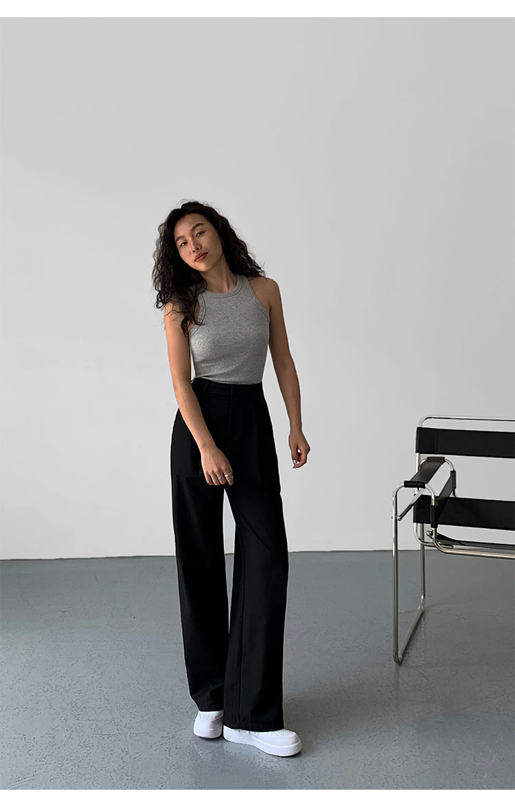 SoftLine Tailored Wide-Leg Trousers NHWT0206