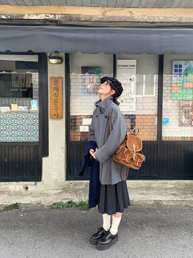 Vintage Pleat Midi Skirt WSMS0331