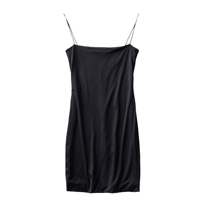 SleekGlow Spaghetti Strap Mini Dress LHMD0243