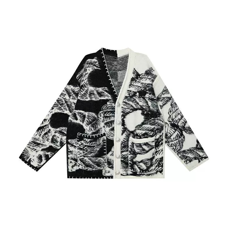 Vintage Woodland Oversized Cardigan LLOC0036