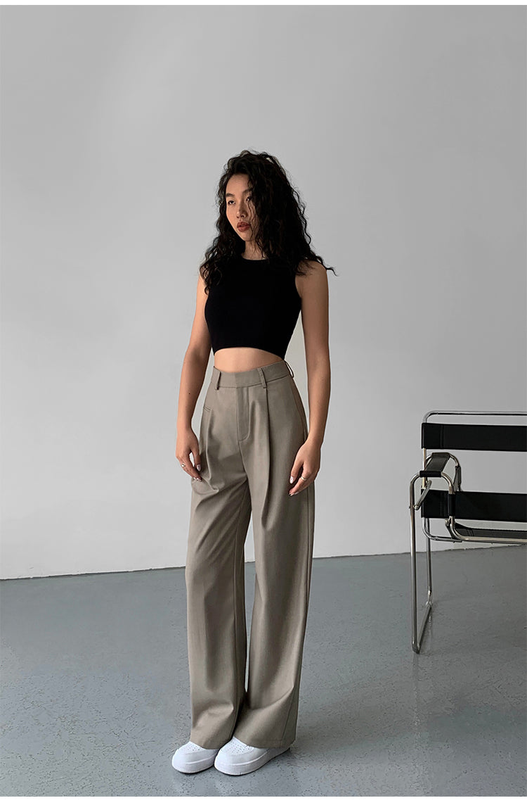 SoftLine Tailored Wide-Leg Trousers NHWT0206