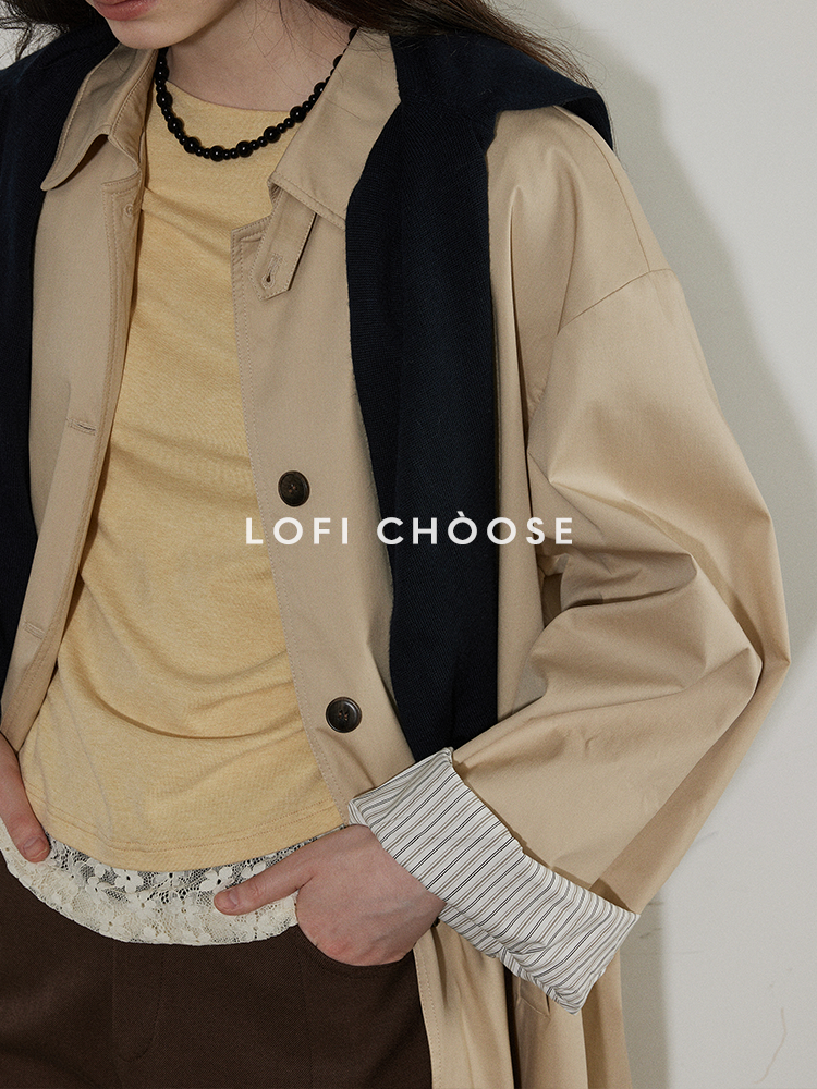 Spring Ease Trench Coat LCTC0163