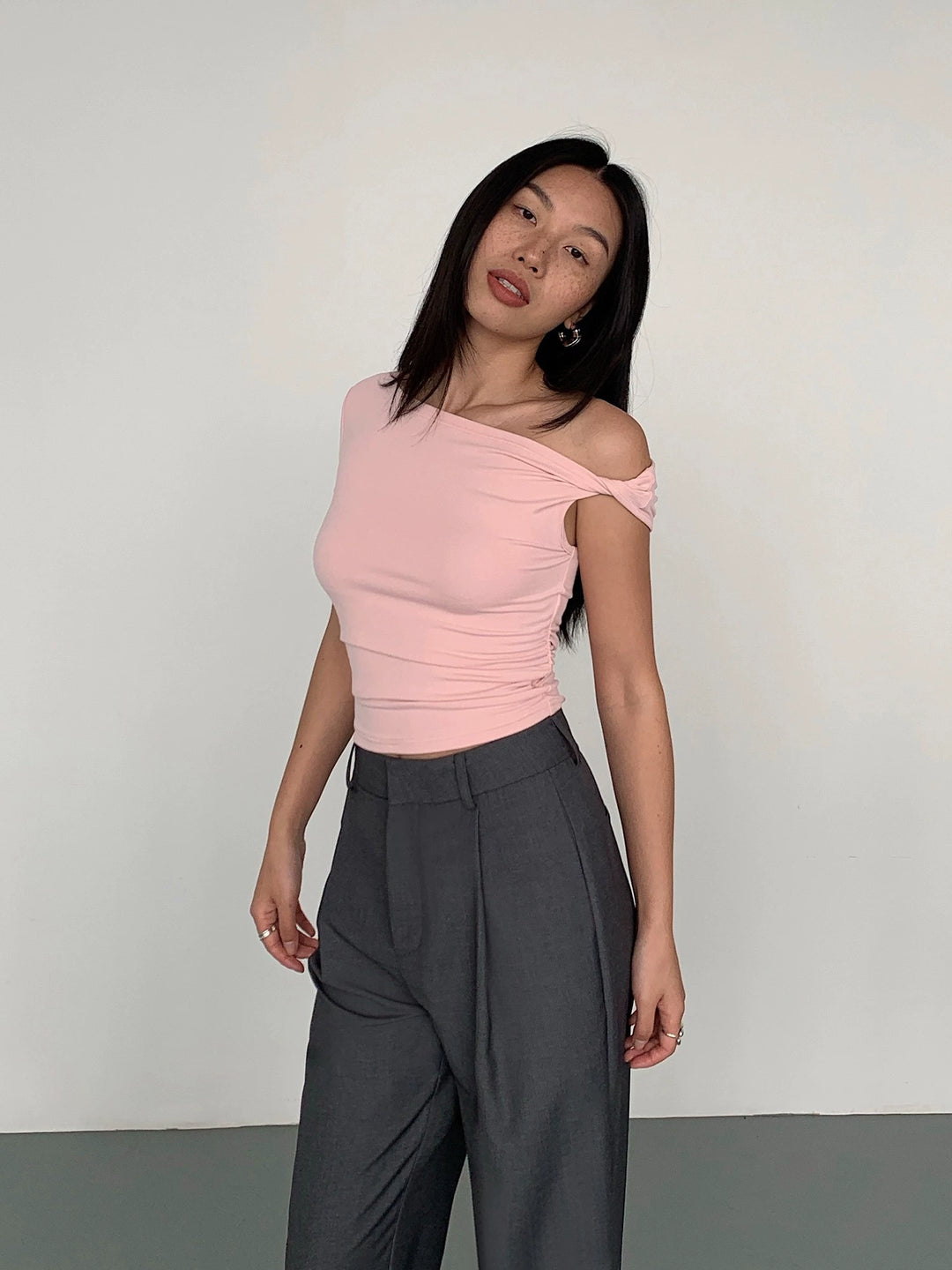 AsymSoft One-Shoulder Tee NHST0189