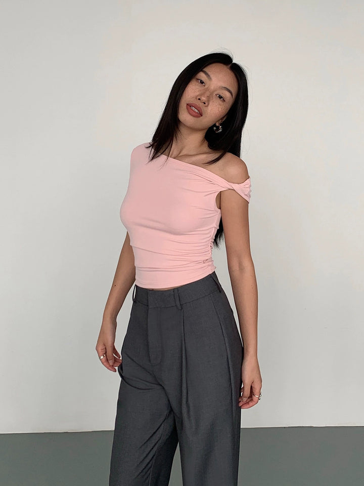 AsymSoft One-Shoulder Tee NHST0189
