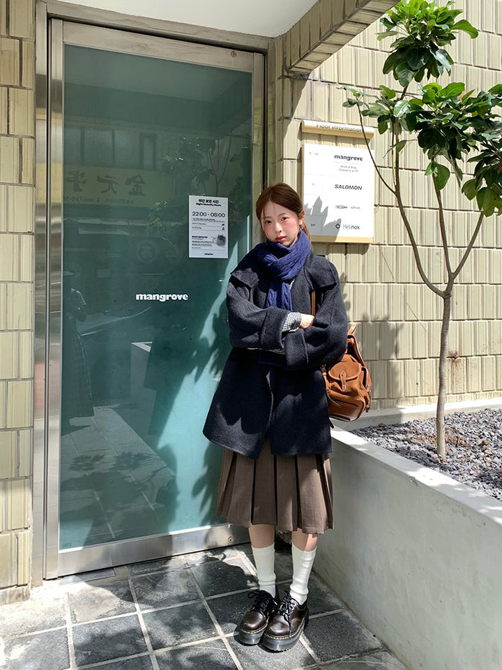 Vintage Pleat Midi Skirt WSMS0331