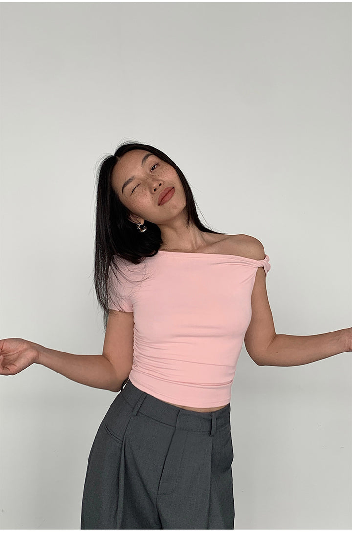 AsymSoft One-Shoulder Tee NHST0189