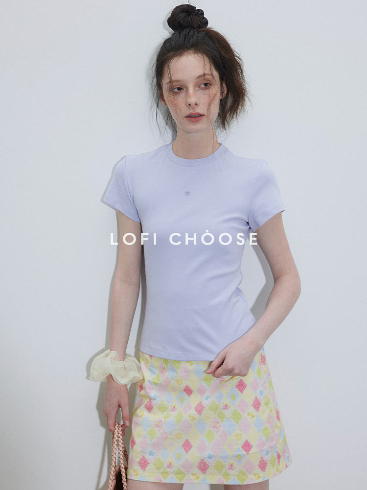 Lofi Choose Slim Fit Cotton Tee LCST0207