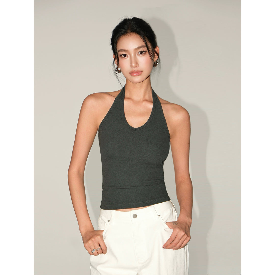 SoftEdge Halter Rib Tank NHTT0234