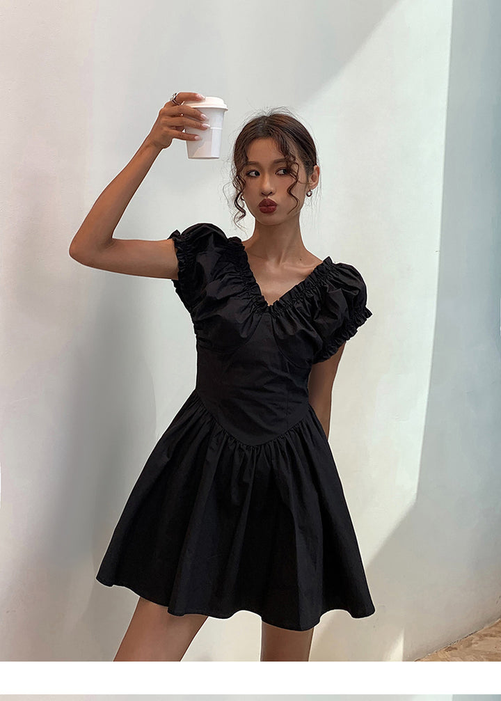 Summer Drape V Dress OUVD0245