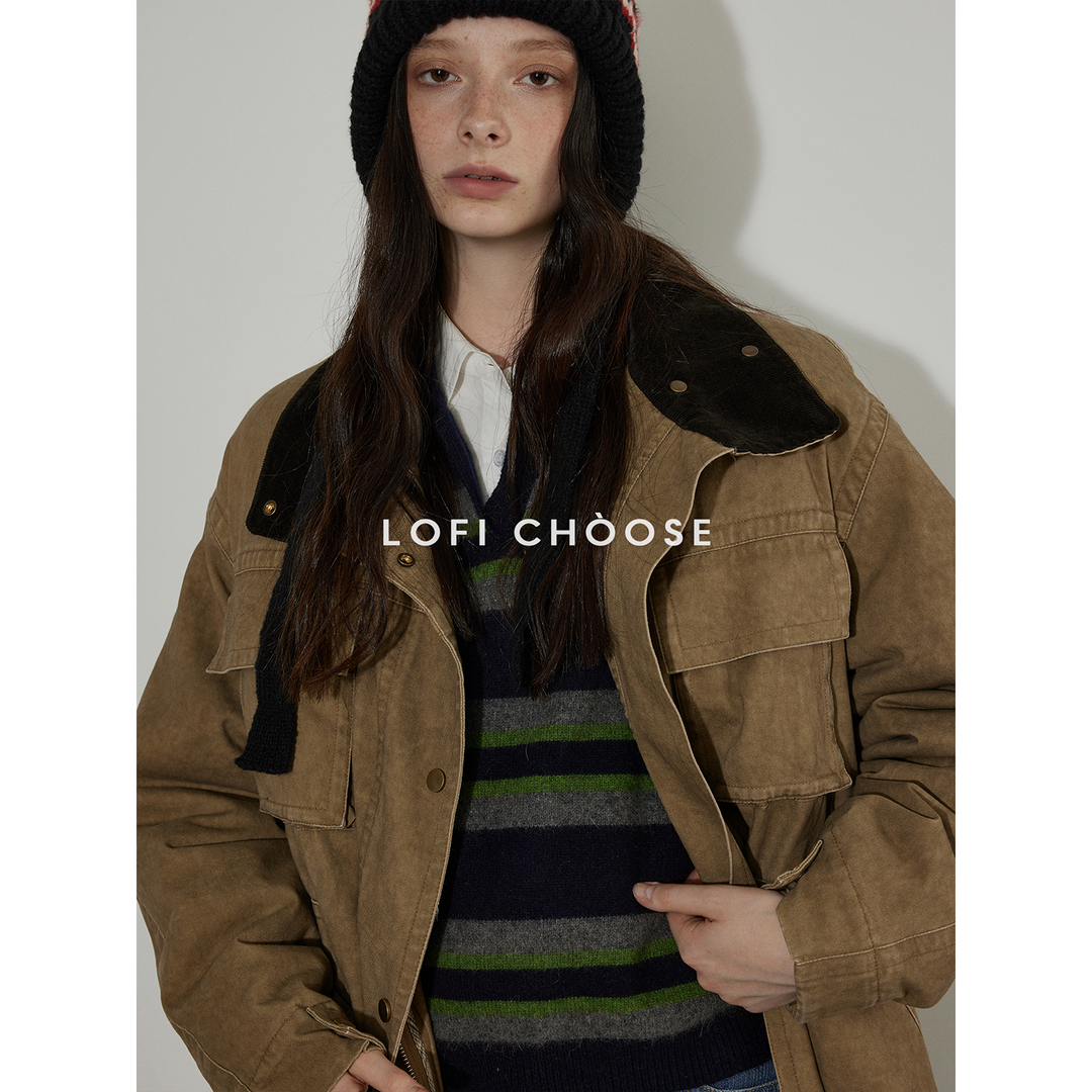 Urban Stripe Wool Knit Pullover LCKP0290