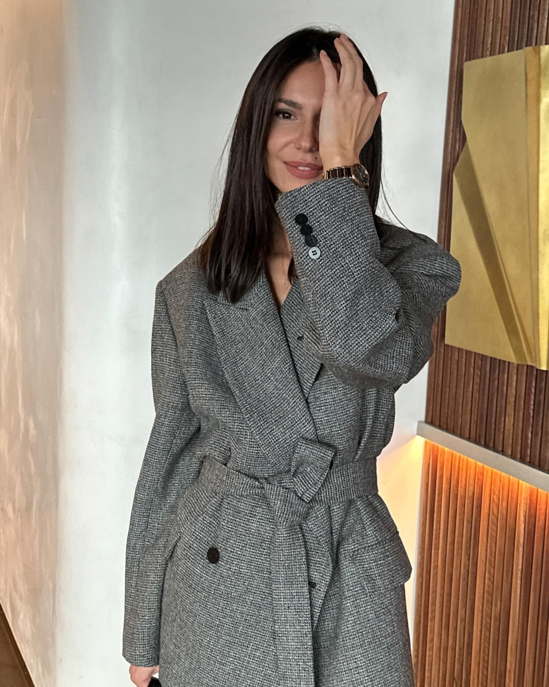 Metro Chic Oversized Blazer NIOB0155