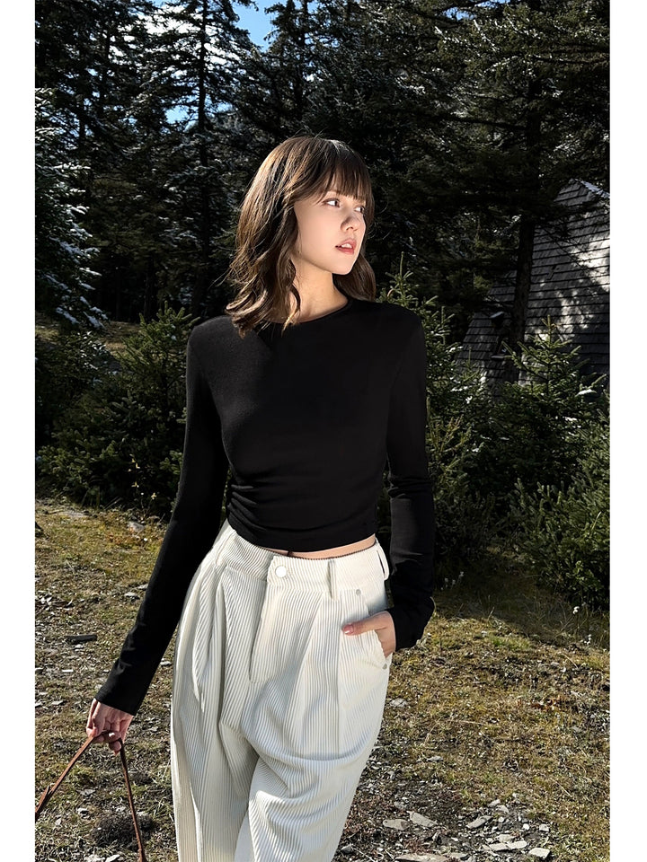 Sculpted Fit Cropped Long Sleeve NHLS0259