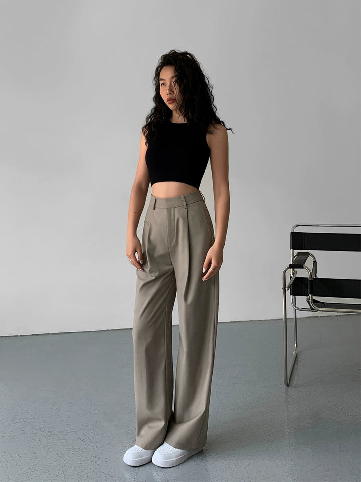 SoftLine Tailored Wide-Leg Trousers NHWT0206