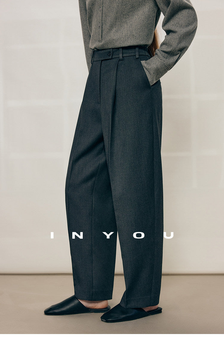 Tailored Ease Wool-Blend Slacks IYWS0320