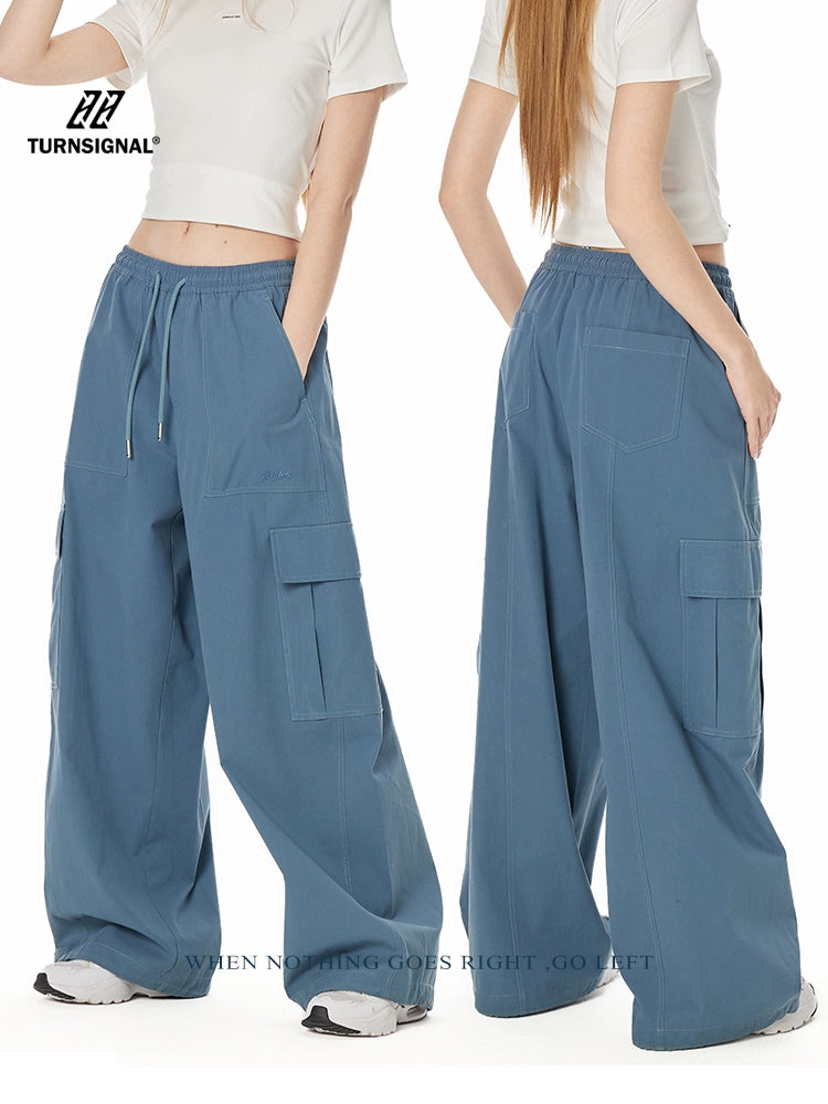 Urban Street Cotton Cargo Wide-Leg Pants TSCP0277