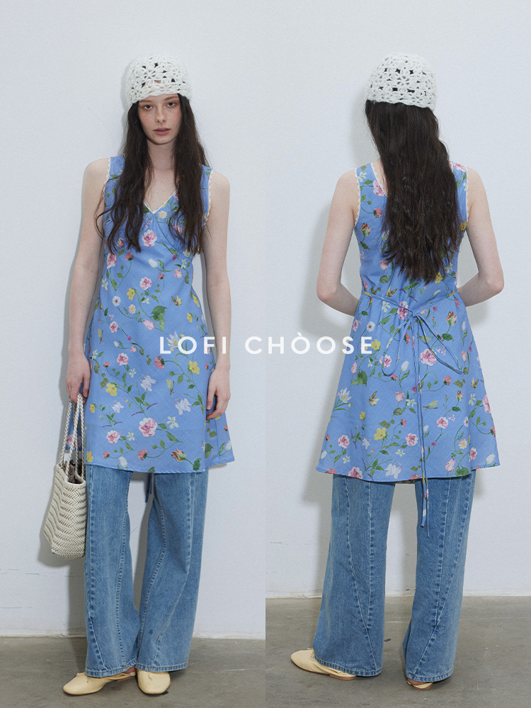 Bloomline Sleeveless Dress LCSD0217 – SuiteMe