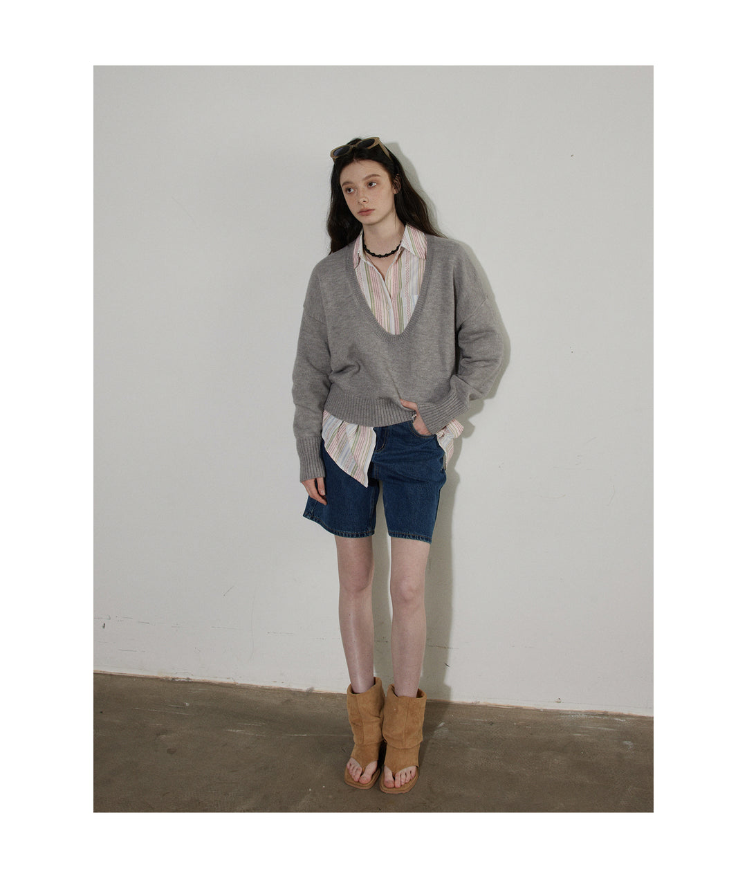 DenimEase Bermuda Shorts LCBS0212