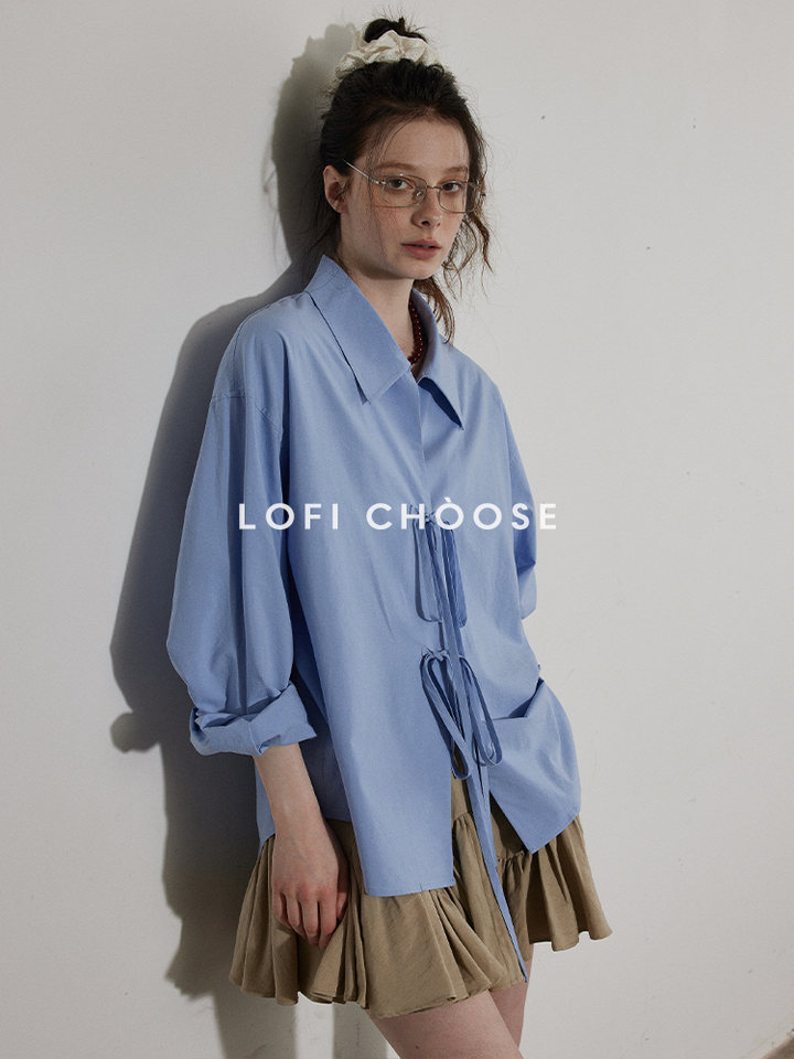 Soft Tie Blouson Shirt LCBS0164