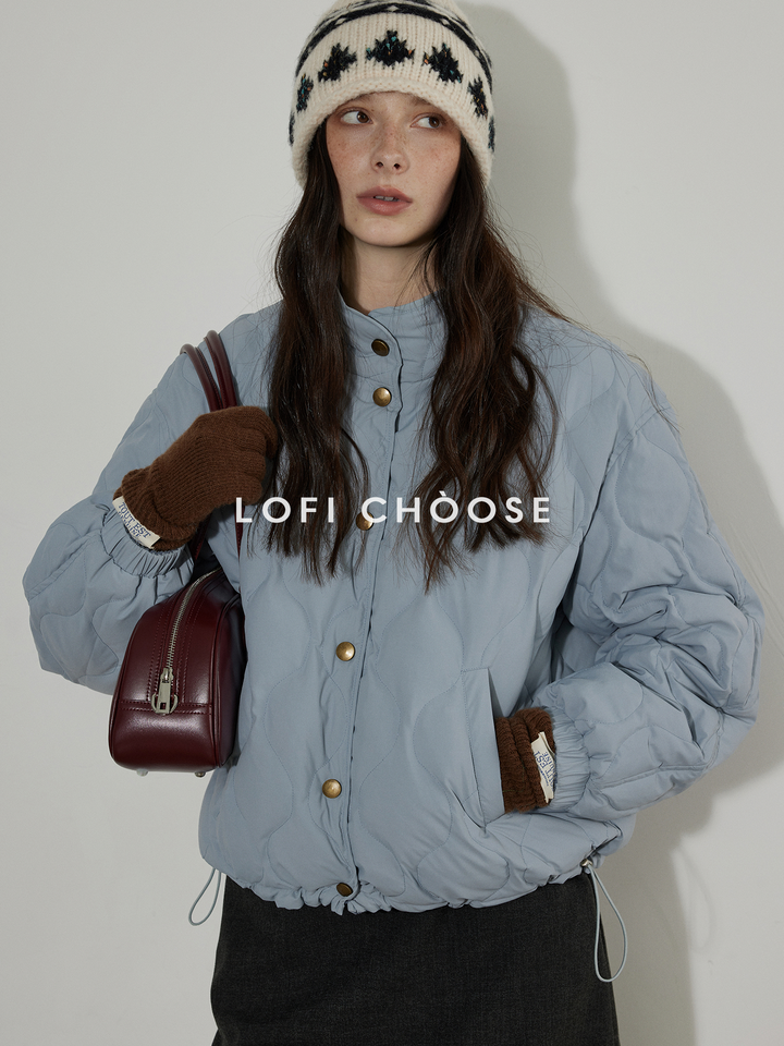 Misty Cloud Corduroy Reversible Jacket LCPJ0289