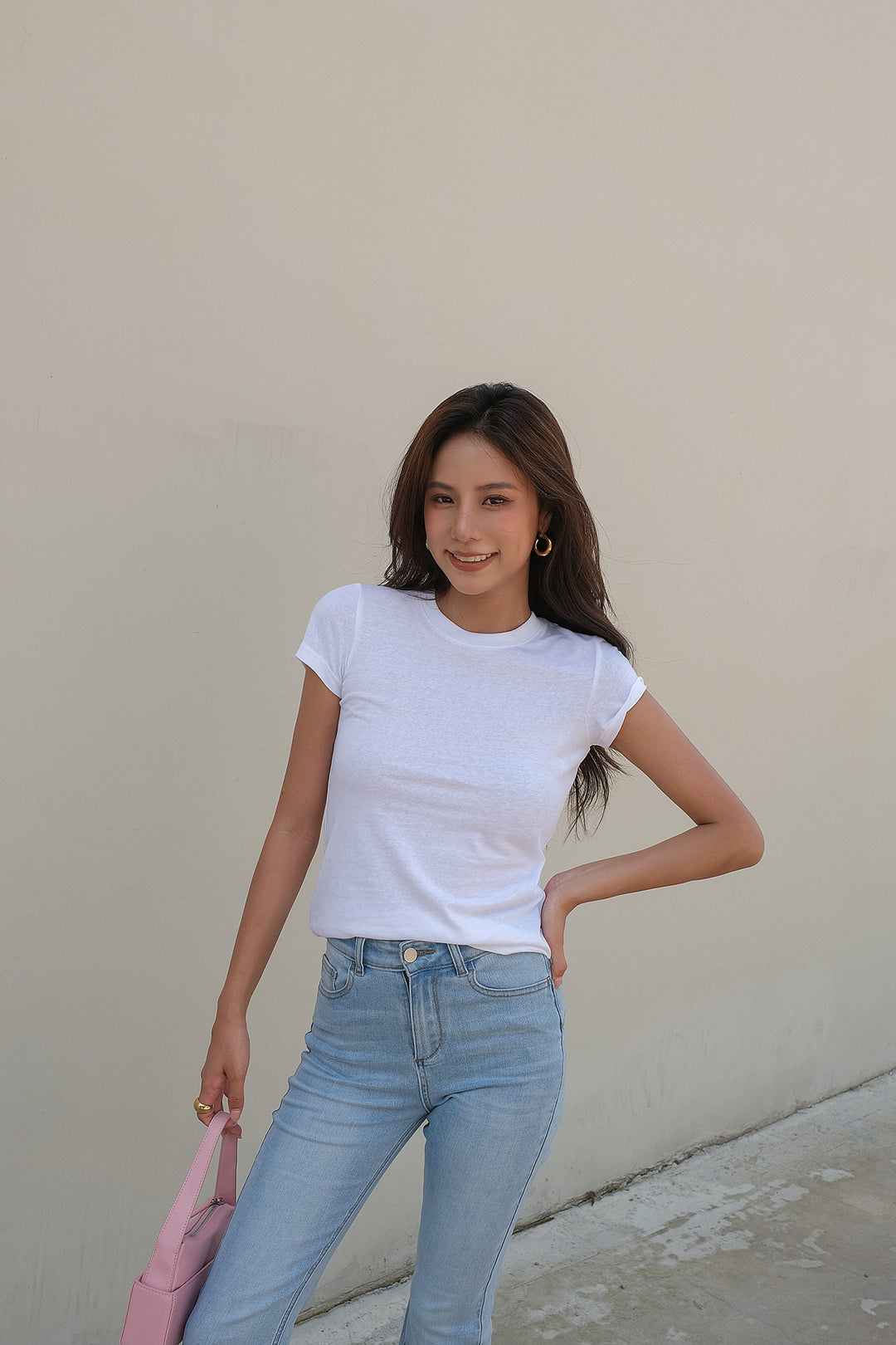 Essential Fitted Cotton Tee DGCT0200