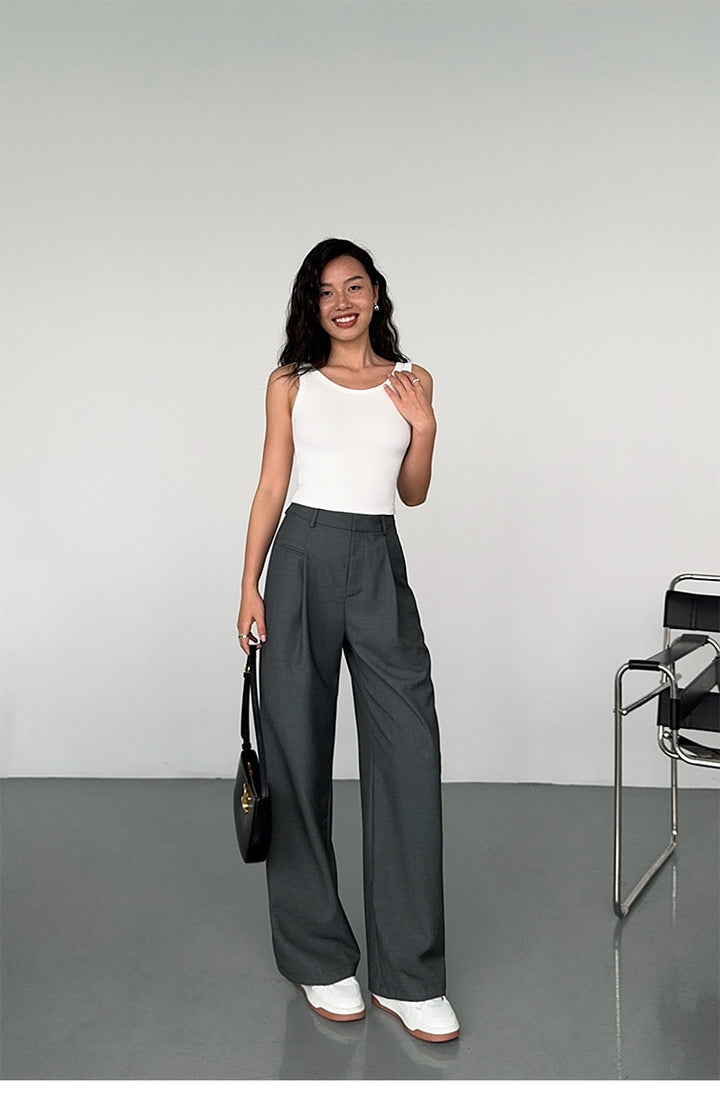 SoftLine Tailored Wide-Leg Trousers NHWT0206