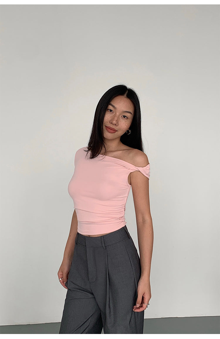 AsymSoft One-Shoulder Tee NHST0189