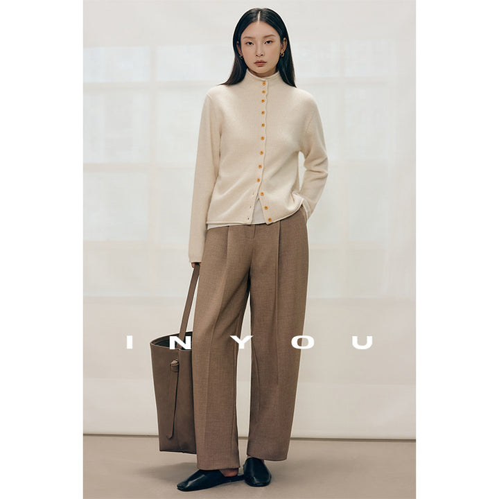 Tailored Ease Wool-Blend Slacks IYWS0320