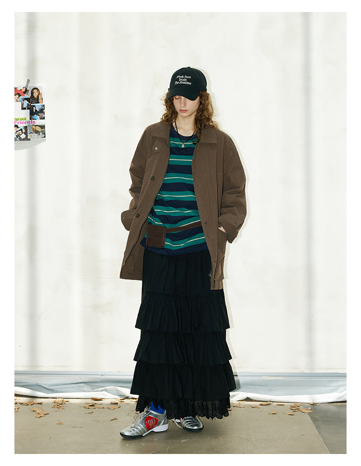 Retro Stripe Cotton Tee BMCT0266