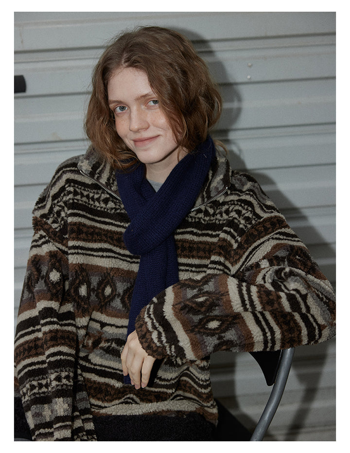 Vintage Lambswool Fleece Jacket BMFJ0293