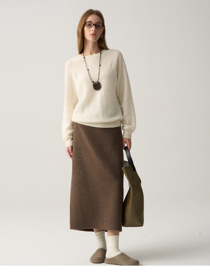 Pure Cloud Wool Knit Sweater SSKS0324