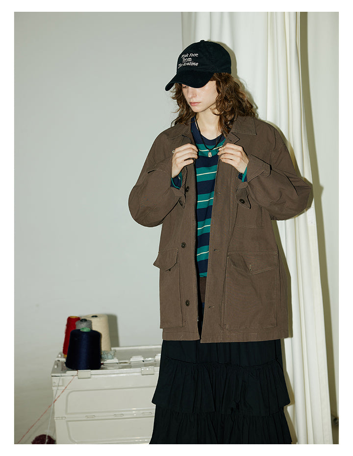 Retro Stripe Cotton Tee BMCT0266