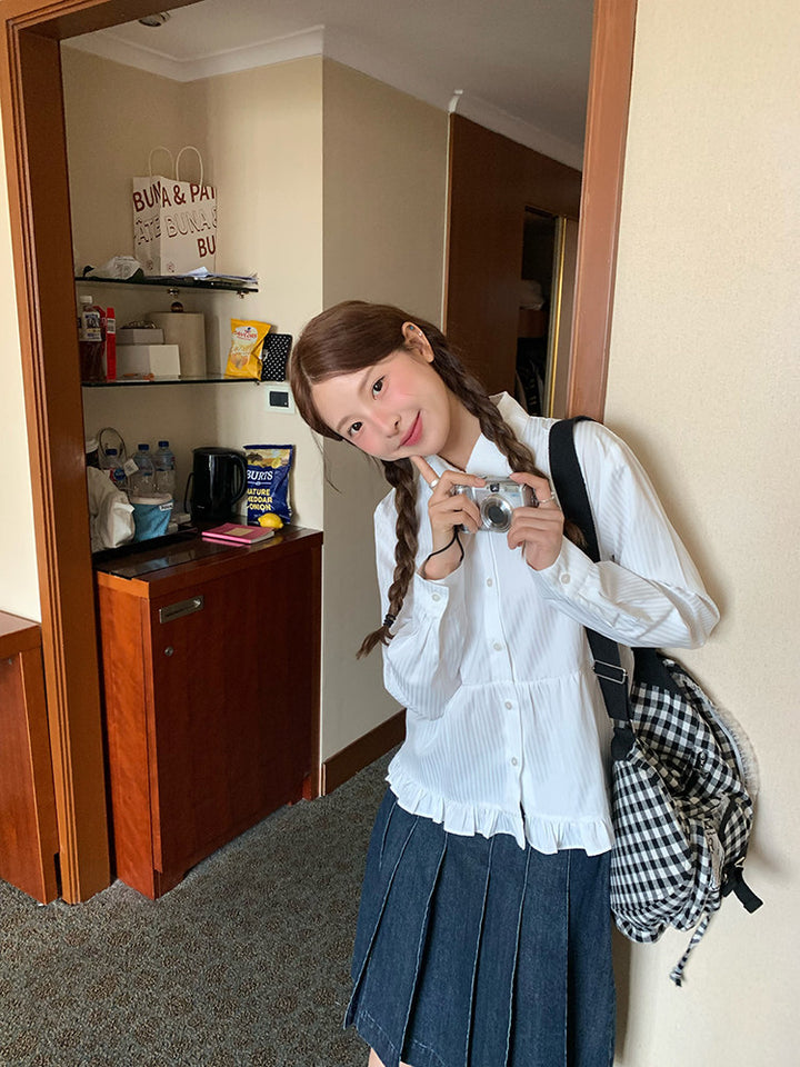 Pure Muse Frill Blouse WSFB0333