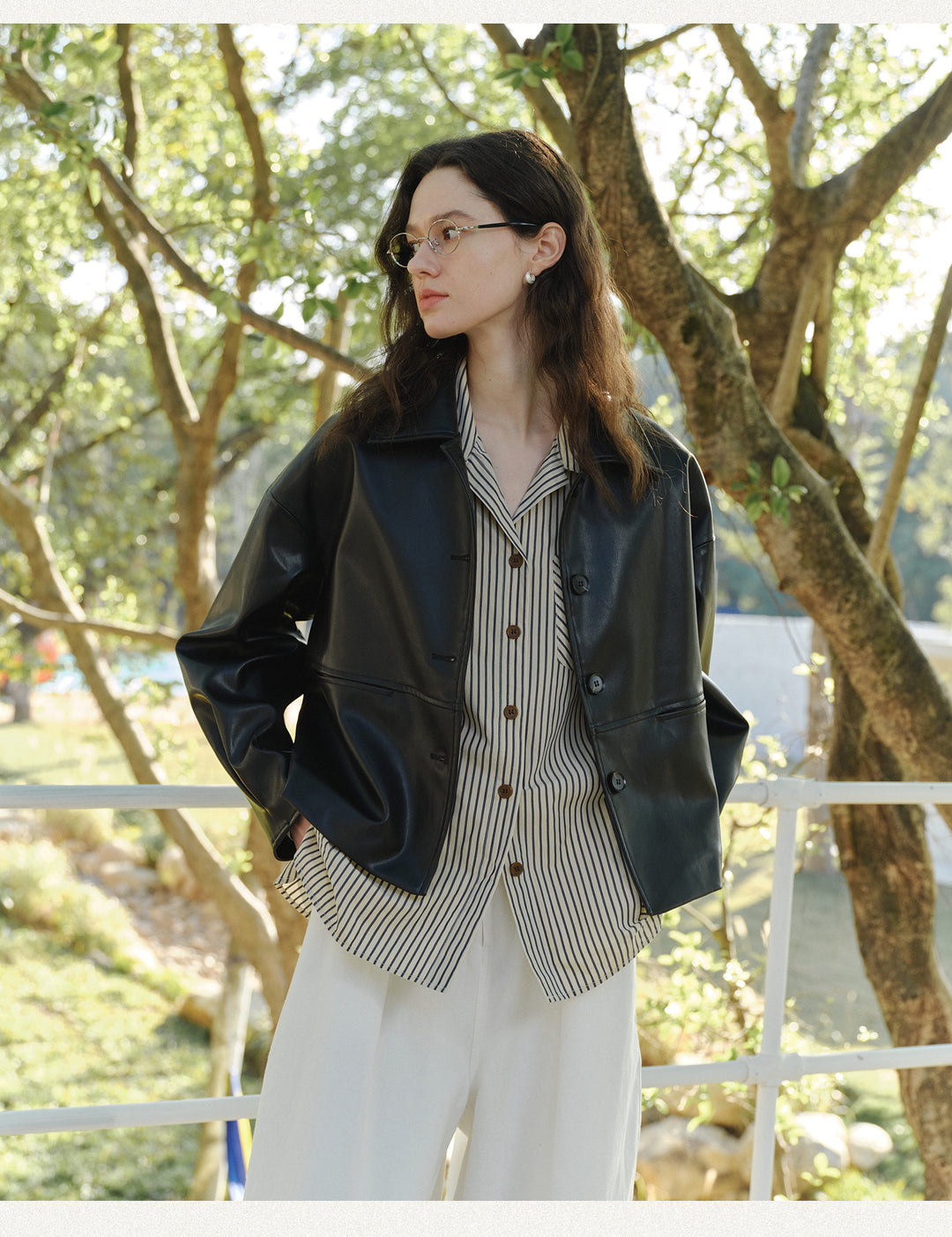 Vintage Soft PU Short Jacket CCLJ0140