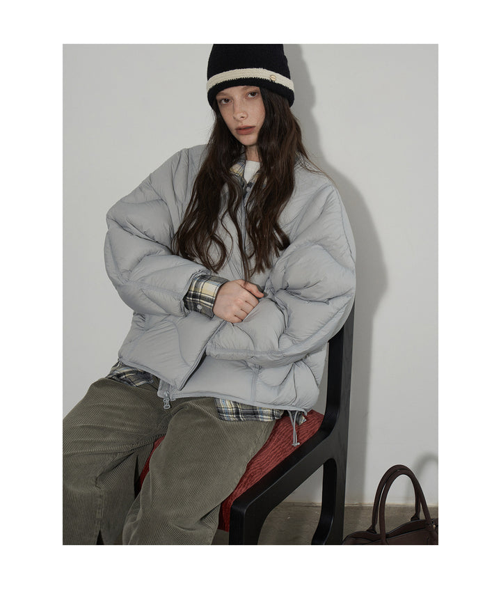 Wave Quilted Cotton Down Jacket LCDJ0305