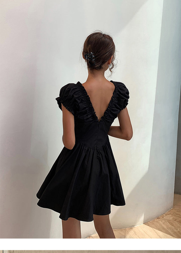 Summer Drape V Dress OUVD0245