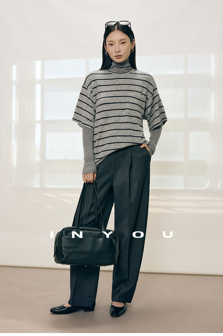 Tailored Ease Wool-Blend Slacks IYWS0320