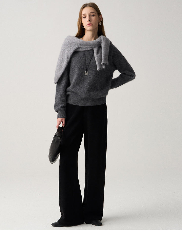 Pure Cloud Wool Knit Sweater SSKS0324