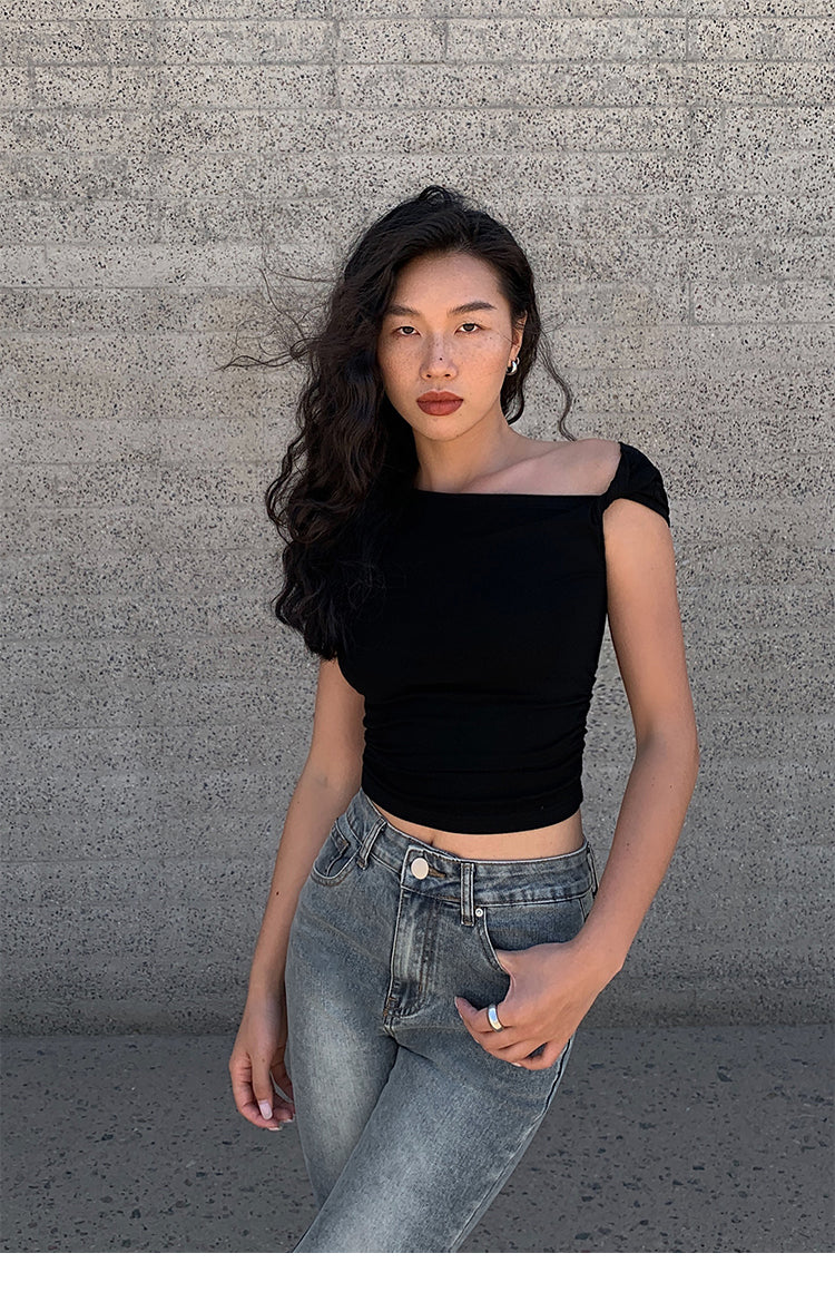 AsymSoft One-Shoulder Tee NHST0189