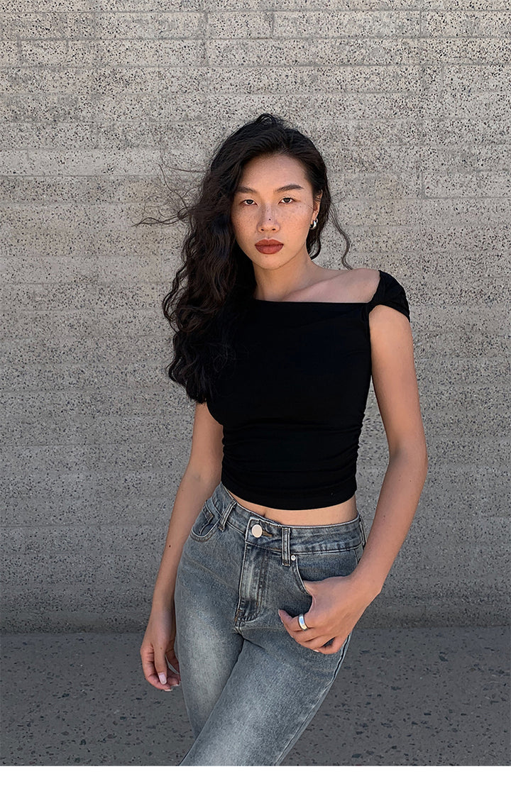 AsymSoft One-Shoulder Tee NHST0189