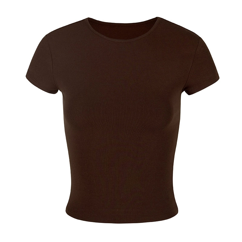 Second Skin Ribbed Tee ITRT0242