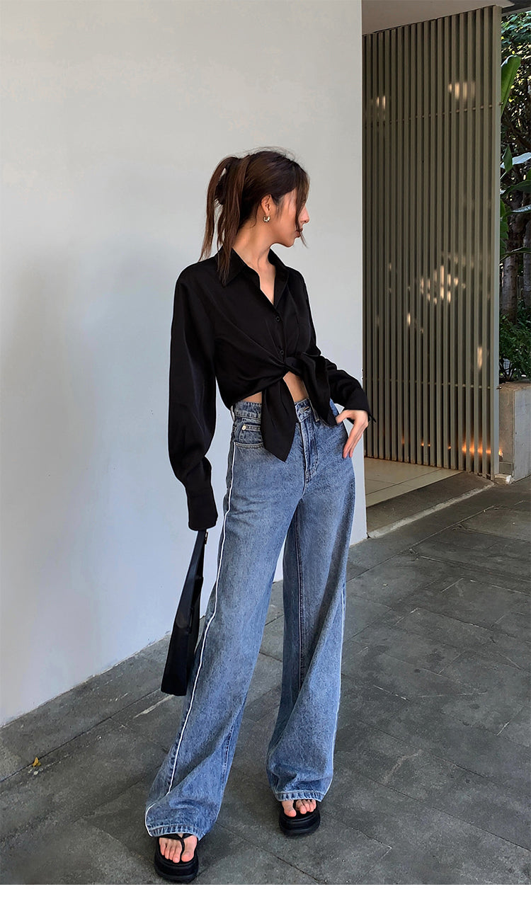 Satin Flow Overshirt NHOS0190