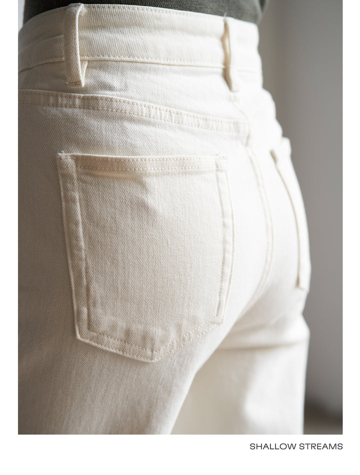 Soft Frame High-Rise Straight Jeans SSSJ0183