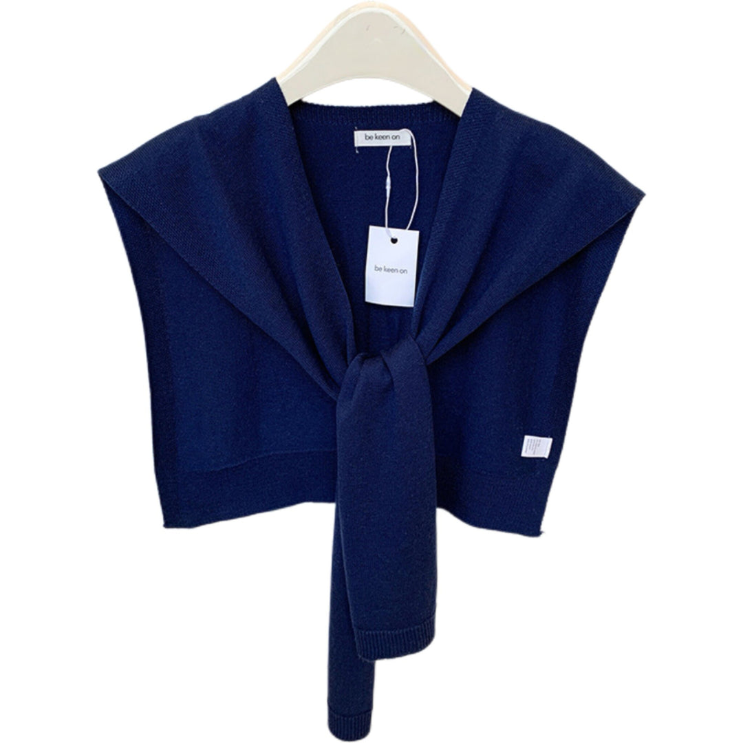 Airy Silk Knit Scarf Vest WMSV0332